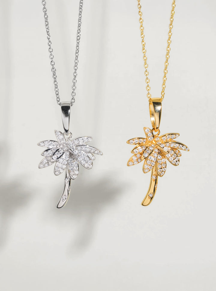 Palm Necklace (925 Sterling Silver)
