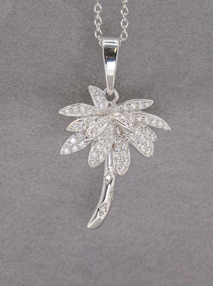 Palm Necklace (925 Sterling Silver)